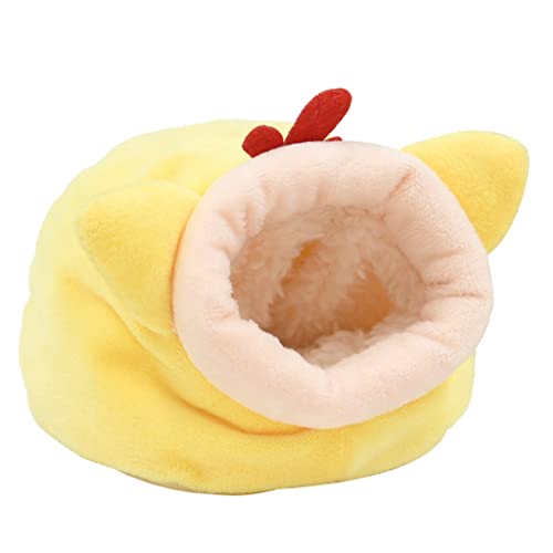 YPREWY Hamsterhaus Meerschweinchen Nest Kleintier Schlafbett Winter Warm Samt Bett Weiches Zubehör für Nagetiere/Meerschweinchen von YPREWY