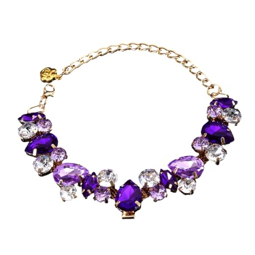YPREWY Haustier-Hochzeits-Perlenhalsband, mit Strasssteinen besetzt, glitzernde Strasssteine, Hochzeitskostüm, Foto-Requisiten YPREWY Haustier-Hochzeits-Perlenhalsband, mit Strasssteinen besetzt, glitzernde Strasssteine, Hochzeitskostüm, Foto-Requisiten von YPREWY