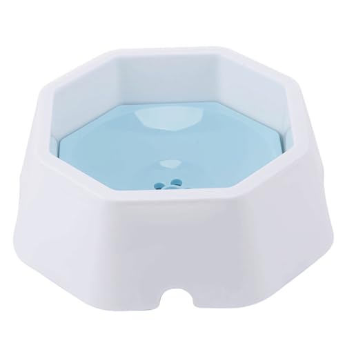 YPREWY Hunde Wassernapf Maschine getragen schwimmende Schüssel Katze Wassernapf Verlangsamung Wasser Feeder Spender Anti-Überlauf Haustier Brunnen von YPREWY