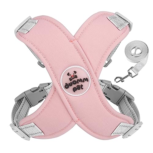 YPREWY Hundegeschirr mit Metall-D-Ring, reflektierend, weich, mit Leine für kleine Hunde YPREWY Hundegeschirr mit Metall-D-Ring, reflektierend, weich, mit Leine für kleine Hunde von YPREWY