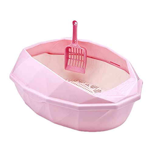 YPREWY Katzentoilette mit Schild für Katzentoilette, Polypropylen, abnehmbares Design, halbgeschlossenes Haustier YPREWY Katzentoilette mit Schild für Katzentoilette, Polypropylen, abnehmbares Design, halbgeschlossenes Haustier von YPREWY