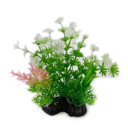 YPREWY Künstliche realistische grüne Unterwasserpflanze, Ornament für Aquarien, Fische, Landschaft, bunte Dekoration YPREWY Künstliche realistische grüne Unterwasserpflanze, Ornament für Aquarien, Fische, Landschaft, bunte Dekoration von YPREWY