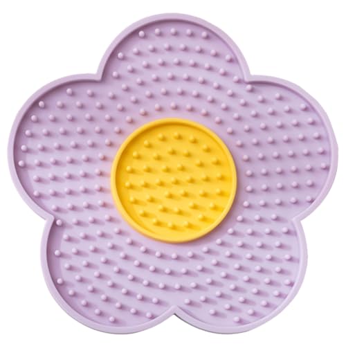 YPREWY Leckmatte für Katzen mit Saugnäpfen, für langsame Fütterung, Silikon-Pad mit Saugnäpfen, Leckmatte für Hunde von YPREWY