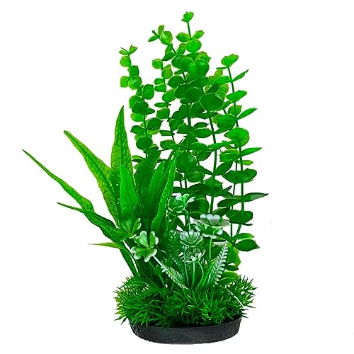 YPREWY Pflanzenblätter für Aquarien, Dekoration, schönes Aussehen, künstliche Pflanzenblätter, mehrfarbig von YPREWY