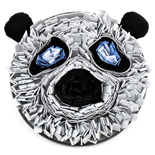 YPREWY Schnüffelmatte für Hunde Fütterungspad Interaktives Welpenpuzzle Spielzeug Leckerlis Training für Spielmatten Panda Design Entlastung Stres von YPREWY