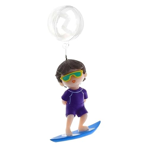 YPREWY Schwimmendes Mädchen auf Wal, Taucher-Zubehör, kleine Taucherform, Aquarium-Spielzeug, Landschaft, Süßwasser, Surfen, Junge Statue von YPREWY