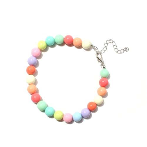 Hunde-Perlen-Halskette, bunt, Haustier-Schmuck, verstellbares Haustierhalsband für Mini-Rassen, Hunde, Katzen, Welpen, Kätzchen Hunde-Perlen-Halskette, bunt, Haustier-Schmuck, verstellbares Haustierhalsband für Mini-Rassen, Hunde, Katzen, Welpen, Kätzchen von YPWangShengRui