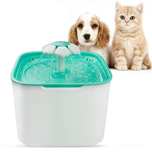 YQZS Haustier automatische Wasserspender Hund automatische Wasserspender Katze Katze Hund Wasserspender-grün von YQZS