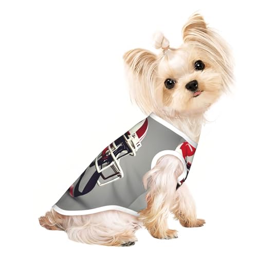 American Football Hunde-T-Shirt, leicht, Sommer, kühl, atmungsaktiv, ärmellos, dehnbare Kleidung American Football Hunde-T-Shirt, leicht, Sommer, kühl, atmungsaktiv, ärmellos, dehnbare Kleidung von YQxwJL