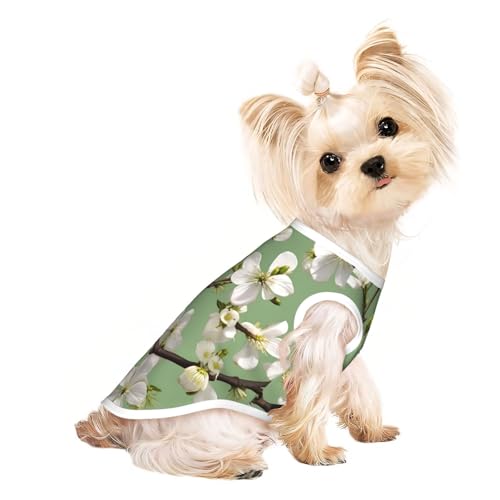Hunde-Shirt, leicht, für den Sommer, kühl, atmungsaktiv, ärmellos, dehnbare Kleidung von YQxwJL