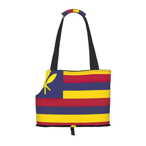 Hundetragetasche, Motiv: Flagge des Königreichs Hawaii, für kleine Hunde, Katzen und Kaninchen Hundetragetasche, Motiv: Flagge des Königreichs Hawaii, für kleine Hunde, Katzen und Kaninchen von YQxwJL
