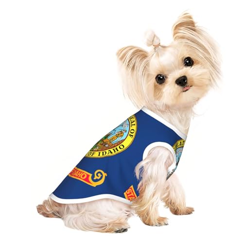 Idaho Hunde-Shirt, leicht, Sommer, kühl, atmungsaktiv, ärmellos, dehnbare Kleidung Idaho Hunde-Shirt, leicht, Sommer, kühl, atmungsaktiv, ärmellos, dehnbare Kleidung von YQxwJL