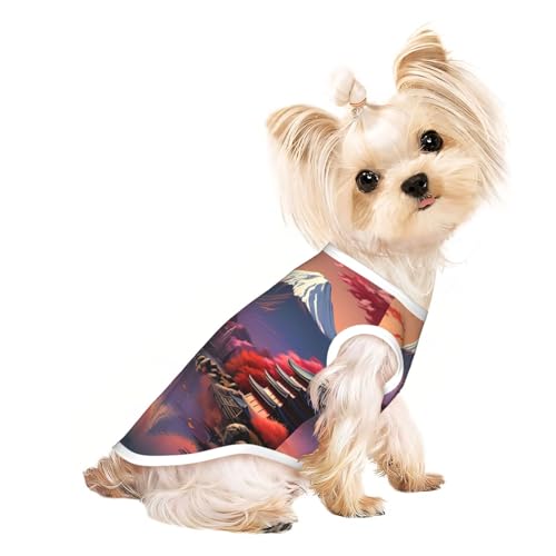 Leichtes Sommer-Shirt, Motiv: Japan Mount Fuji, Landschaftsdruck, kühl, atmungsaktiv, ärmellos, dehnbare Kleidung Leichtes Sommer-Shirt, Motiv: Japan Mount Fuji, Landschaftsdruck, kühl, atmungsaktiv, ärmellos, dehnbare Kleidung von YQxwJL