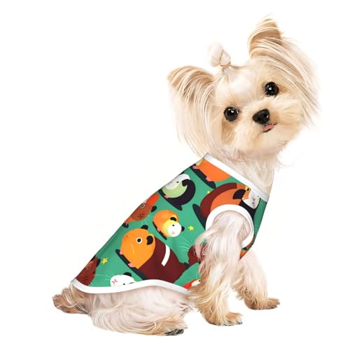 Leichtes Sommer-Shirt mit süßem Meerschweinchen-Aufdruck, atmungsaktiv, ärmellos, dehnbare Kleidung Leichtes Sommer-Shirt mit süßem Meerschweinchen-Aufdruck, atmungsaktiv, ärmellos, dehnbare Kleidung von YQxwJL