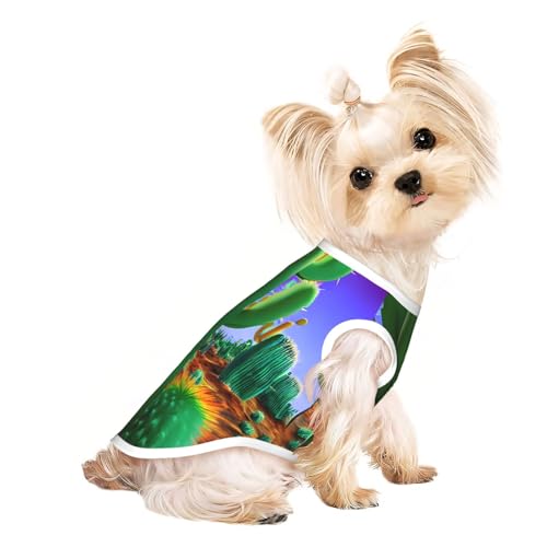 Leichtes Sommer-T-Shirt mit Kaktus-Wüsten-Druck, kühl, atmungsaktiv, ärmellos, dehnbare Kleidung Leichtes Sommer-T-Shirt mit Kaktus-Wüsten-Druck, kühl, atmungsaktiv, ärmellos, dehnbare Kleidung von YQxwJL
