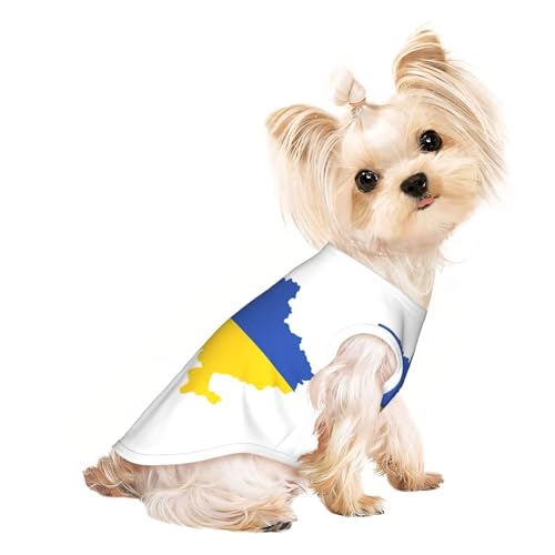 Leichtes T-Shirt mit Ukraine-Flagge, für den Sommer, kühl, atmungsaktiv, ärmellos, dehnbare Kleidung Leichtes T-Shirt mit Ukraine-Flagge, für den Sommer, kühl, atmungsaktiv, ärmellos, dehnbare Kleidung von YQxwJL