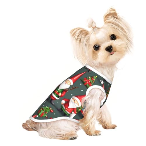 Lustiges Weihnachtshemd mit Zwergen-Druck, leicht, Sommer, kühl, atmungsaktiv, ärmellos, dehnbare Kleidung Lustiges Weihnachtshemd mit Zwergen-Druck, leicht, Sommer, kühl, atmungsaktiv, ärmellos, dehnbare Kleidung von YQxwJL