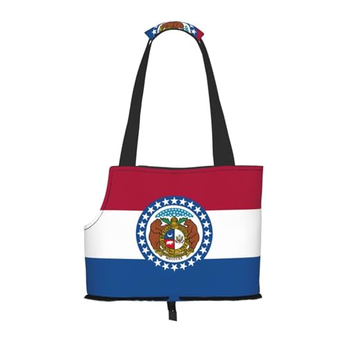 Missouri Tragetasche mit Staatsflagge für kleine Hunde, Katzen und Kaninchen Missouri Tragetasche mit Staatsflagge für kleine Hunde, Katzen und Kaninchen von YQxwJL