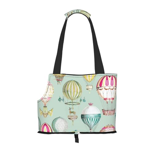 Tragetasche mit Cartoon-Ballon-Druck, für kleine Hunde, Katzen und Kaninchen Tragetasche mit Cartoon-Ballon-Druck, für kleine Hunde, Katzen und Kaninchen von YQxwJL