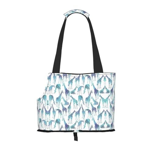 Tragetasche mit Giraffenmuster für kleine Hunde, Katzen und Kaninchen Tragetasche mit Giraffenmuster für kleine Hunde, Katzen und Kaninchen von YQxwJL