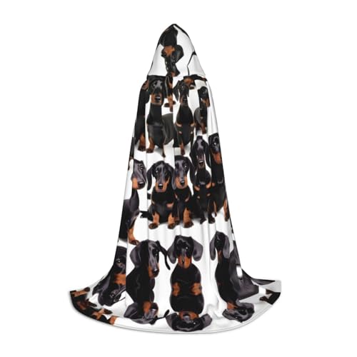 YQxwJL Kapuzenumhang mit Dackel-Motiv, Uni, Hexen-Zauberer-Umhang, Vampirumhang für Halloween, Cosplay-Kostüme YQxwJL Kapuzenumhang mit Dackel-Motiv, Uni, Hexen-Zauberer-Umhang, Vampirumhang für Halloween, Cosplay-Kostüme von YQxwJL