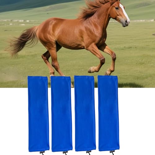4 Stück Pferdefliegenstiefel, Anti Mückens Feinmaschige Fliegenstiefel Atmungsaktiv Gamaschen Leggins Pferdebeinschützer Schützt vor Beinermüdung und Stampfen, 50x13cm 4 Stück Pferdefliegenstiefel, Anti Mückens Feinmaschige Fliegenstiefel Atmungsaktiv Gamaschen Leggins Pferdebeinschützer Schützt vor Beinermüdung und Stampfen, 50x13cm von YRTUOP