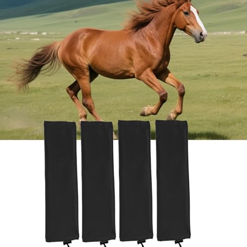 4 Stück Pferdefliegenstiefel, Anti Mückens Feinmaschige Fliegenstiefel Atmungsaktiv Gamaschen Leggins Pferdebeinschützer Schützt vor Beinermüdung und Stampfen, 50x13cm 4 Stück Pferdefliegenstiefel, Anti Mückens Feinmaschige Fliegenstiefel Atmungsaktiv Gamaschen Leggins Pferdebeinschützer Schützt vor Beinermüdung und Stampfen, 50x13cm von YRTUOP