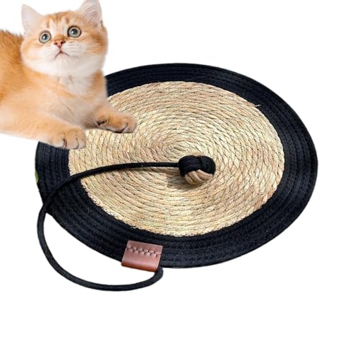 Kratzmatte Katze, Katzenkratzbrett mit Ballspielzeug widerstandsfähig Katzenkratzer Kratzteppich Kratzpads für Indoor-Kätzchen, die ihre Krallen Schleifen Kratzmatte Katze, Katzenkratzbrett mit Ballspielzeug widerstandsfähig Katzenkratzer Kratzteppich Kratzpads für Indoor-Kätzchen, die ihre Krallen Schleifen von YRTUOP