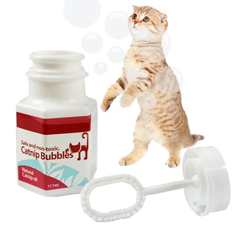 YRTUOP 17.7ml Katzenminze Bläschen Für Katzen, Katzenminze Seifenblasen Seifenblasen Mit Katzenminze Geschmack Für Haustiere Duftendes Katzenspielzeug Für Kätzchen YRTUOP 17.7ml Katzenminze Bläschen Für Katzen, Katzenminze Seifenblasen Seifenblasen Mit Katzenminze Geschmack Für Haustiere Duftendes Katzenspielzeug Für Kätzchen von YRTUOP
