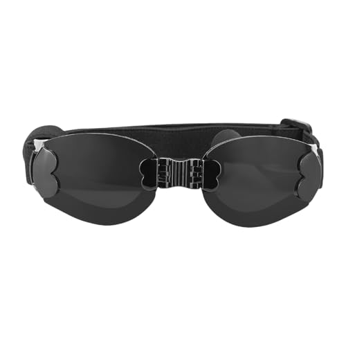 YRTUOP Hundebrille für kleine Rassen, Augenschutzbrille für Haustiere, verstellbarer Riemen, faltbare Haustier-Sonnenbrille für Plateau, Langlauf, , Skifahren YRTUOP Hundebrille für kleine Rassen, Augenschutzbrille für Haustiere, verstellbarer Riemen, faltbare Haustier-Sonnenbrille für Plateau, Langlauf, , Skifahren von YRTUOP