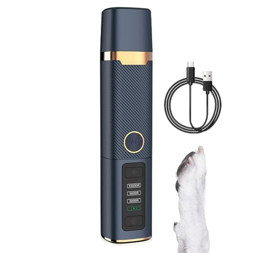 YRTUOP Pfotentrimmer für Hunde | Wiederaufladbarer Katzenkrallentrimmer | Wiederaufladbarer Hundetrimmer für Pfoten | Haustierbedarf für Indoor Katze und Hund von YRTUOP