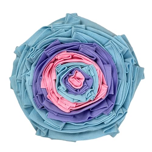 YRTUOP Schnüffelmatte für Hunde, quietschend, bunt, interaktives Kau-Puzzle, Leckerli-Spender, Leckerli-Spender, Zahnreinigungsspielzeug für Übungen, Jagd YRTUOP Schnüffelmatte für Hunde, quietschend, bunt, interaktives Kau-Puzzle, Leckerli-Spender, Leckerli-Spender, Zahnreinigungsspielzeug für Übungen, Jagd von YRTUOP
