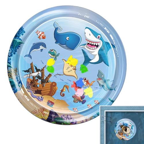 YRTUOP Wasserspielmatte Für Katzen, Sensorische Wassermatte Für Kätzchen Spielmatte Für Haustiere Interaktives Katzenspielzeug Wasserspielzeug Für Katzen, Hunde, 100cm YRTUOP Wasserspielmatte Für Katzen, Sensorische Wassermatte Für Kätzchen Spielmatte Für Haustiere Interaktives Katzenspielzeug Wasserspielzeug Für Katzen, Hunde, 100cm von YRTUOP