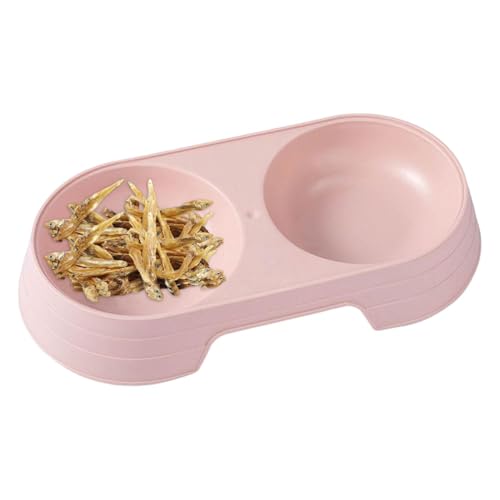 YRTUOP Welpennäpfe - Macaron Elevated Cat Double Bowl | Leichter, mittelgroßer Futternapf für Haustiere mit Wasser- und Futterspender für Katzen und Hunde YRTUOP Welpennäpfe - Macaron Elevated Cat Double Bowl | Leichter, mittelgroßer Futternapf für Haustiere mit Wasser- und Futterspender für Katzen und Hunde von YRTUOP