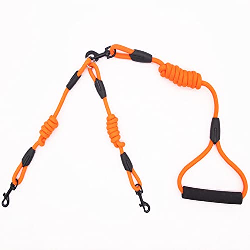 Nylon No Tangle Pet Leash für Hund Katze Lauftraining Halsband Harness-Only Seil OG,XL 1,2cm-180cm von YSDSS