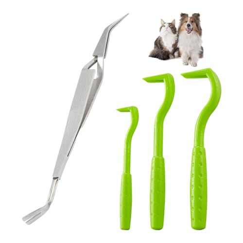 YSDYY 4 Teile Von Haustier -Entwurmungswerkzeugen, Zeckenentfernungswerkzeugen Und Tierpflegematerial, Geeignet Für Hunde, Katzen Und Andere Haustiere. YSDYY 4 Teile Von Haustier -Entwurmungswerkzeugen, Zeckenentfernungswerkzeugen Und Tierpflegematerial, Geeignet Für Hunde, Katzen Und Andere Haustiere. von YSDYY