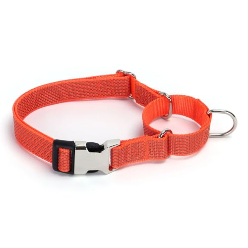 YSHOME&PET Reflektierendes Martingale-Hundehalsband mit Schnellverschluss-Schnalle, verstellbar, weiches Nylon, rutschfest, für kleine, mittelgroße und große Hunde YSHOME&PET Reflektierendes Martingale-Hundehalsband mit Schnellverschluss-Schnalle, verstellbar, weiches Nylon, rutschfest, für kleine, mittelgroße und große Hunde von YSHOME&PET