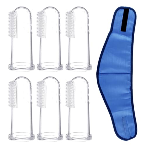 YSJCHEBS 1 Stück Haustier-Kühlhalsband, 6 Stück Haustier-Silikon-Fingerzahnbürsten, Hunde-Kühlweste, Hunde-Kühlbandana, Hunde-Kühlhalsband, Sommer-Essentials Für Hunde YSJCHEBS 1 Stück Haustier-Kühlhalsband, 6 Stück Haustier-Silikon-Fingerzahnbürsten, Hunde-Kühlweste, Hunde-Kühlbandana, Hunde-Kühlhalsband, Sommer-Essentials Für Hunde von YSJCHEBS