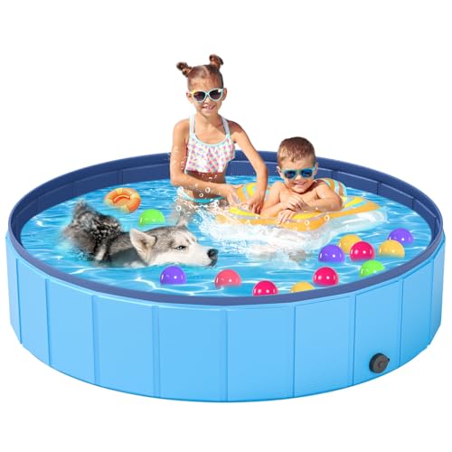 YSJILIDE Hundepool, 120 x 30CM Hundepools für Kleine, Mittlere & Große, PVC Faltbare planschbecken für Kinder für Abriebfest&rutschfest YSJILIDE Hundepool, 120 x 30CM Hundepools für Kleine, Mittlere & Große, PVC Faltbare planschbecken für Kinder für Abriebfest&rutschfest von YSJILIDE