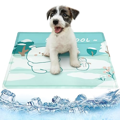 YSQEVN Kühlmatte für Hunde Kühlmatte für Katze mit Ungiftiges Gel Selbstkühlende Matte für Haustier Wasserdicht 50 * 40 cm YSQEVN Kühlmatte für Hunde Kühlmatte für Katze mit Ungiftiges Gel Selbstkühlende Matte für Haustier Wasserdicht 50 * 40 cm von YSQEVN