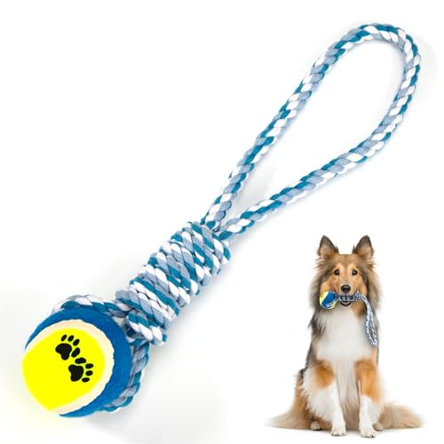 YSQEVN Hundespielzeug Interaktive Tauziehen Hundeseile Seil Robust Kauspielzeug für Kleine und Mittlere Hunde von YSQEVN