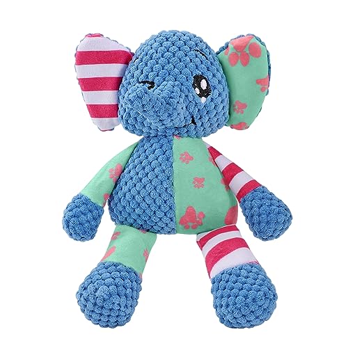 YSQEVN Hundespielzeug Elefant Plüschspielzeug für Hunde Interaktives Quietschspielzeug für Welpen Weich Kauspielzeug für Kleine, Mittlere, große Hunde, Katze YSQEVN Hundespielzeug Elefant Plüschspielzeug für Hunde Interaktives Quietschspielzeug für Welpen Weich Kauspielzeug für Kleine, Mittlere, große Hunde, Katze von YSQEVN