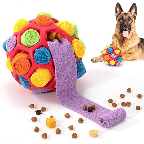YSQEVN Schnüffelball für Hunde Interaktives Hundespielzeug Waschbar Intelligenzspielzeug für Haustier Schnüffelteppich für Kleine Mittelgroße Groß Hunde Katze von YSQEVN