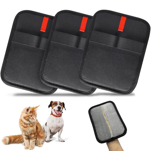 YSYONBOE Fell Magnet Handschuh, 3 Stück Katzenhandschuh Tierhaarentfernungshandschuhe für Katzen & Hunde, Katzenhaar Tierhaarentferner Fellpflege Handschuhe für Couch, Möbel, Teppich, Autositz YSYONBOE Fell Magnet Handschuh, 3 Stück Katzenhandschuh Tierhaarentfernungshandschuhe für Katzen & Hunde, Katzenhaar Tierhaarentferner Fellpflege Handschuhe für Couch, Möbel, Teppich, Autositz von YSYONBOE