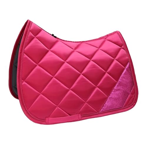 YShiuoL Sattelunterlage Equestrian Products Horseing Satteldecke, gehäkelte Ohrenhaube, Pferdepolo-Wickel, glitzerndes Schabracken-Set(GP Saddle pad) von YShiuoL
