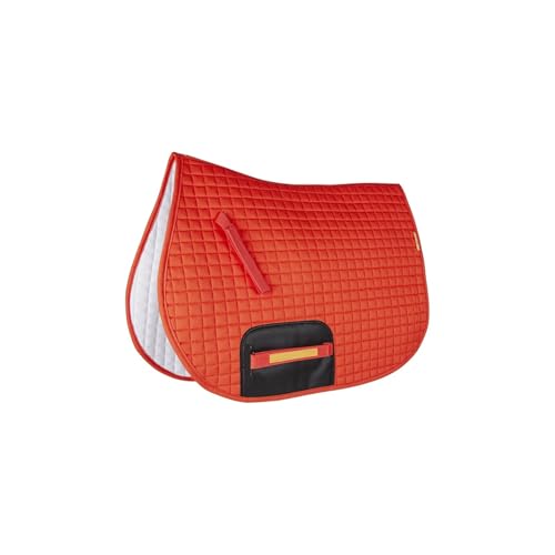 YShiuoL Sattelunterlage Pferdeschabracke Reiten Schweißableitende Schabracke Shock Horse Equipment Satteldecken(Orange) von YShiuoL