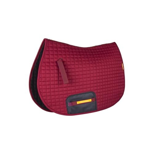 YShiuoL Sattelunterlage Pferdeschabracke Reiten Schweißableitende Schabracke Shock Horse Equipment Satteldecken(Red) von YShiuoL