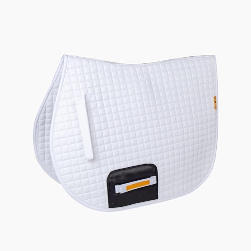 YShiuoL Sattelunterlage Pferdeschabracke Reiten Schweißableitende Schabracke Shock Horse Equipment Satteldecken(White) von YShiuoL