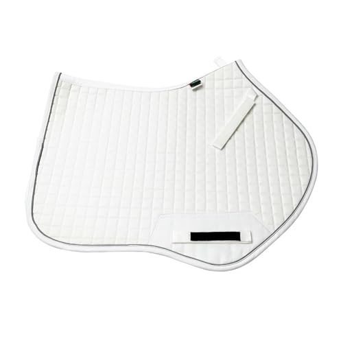 YShiuoL Sattelunterlage Reiten Sattel Pad Weiß Farbe Anti-Slip Pferd Zurück REIT Ausrüstung Reiten Sattel Pad von YShiuoL