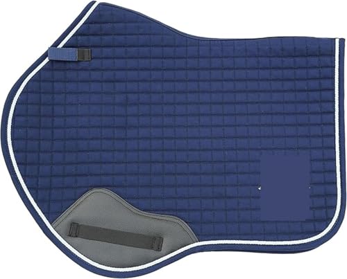 YShiuoL Sattelunterlage Reitsattelmatte, Dressur-Schweißschublade, Pferdeschweißmatte, stoßfeste und rutschfeste Pferderückenmatte(Blue1) von YShiuoL